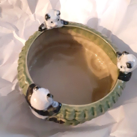 Vintage Panda Bear Planter Pot Holder - Picture 6 of 10